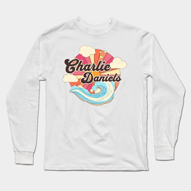 Charlie Ocean Summer Long Sleeve T-Shirt by The Manny Cruz Show